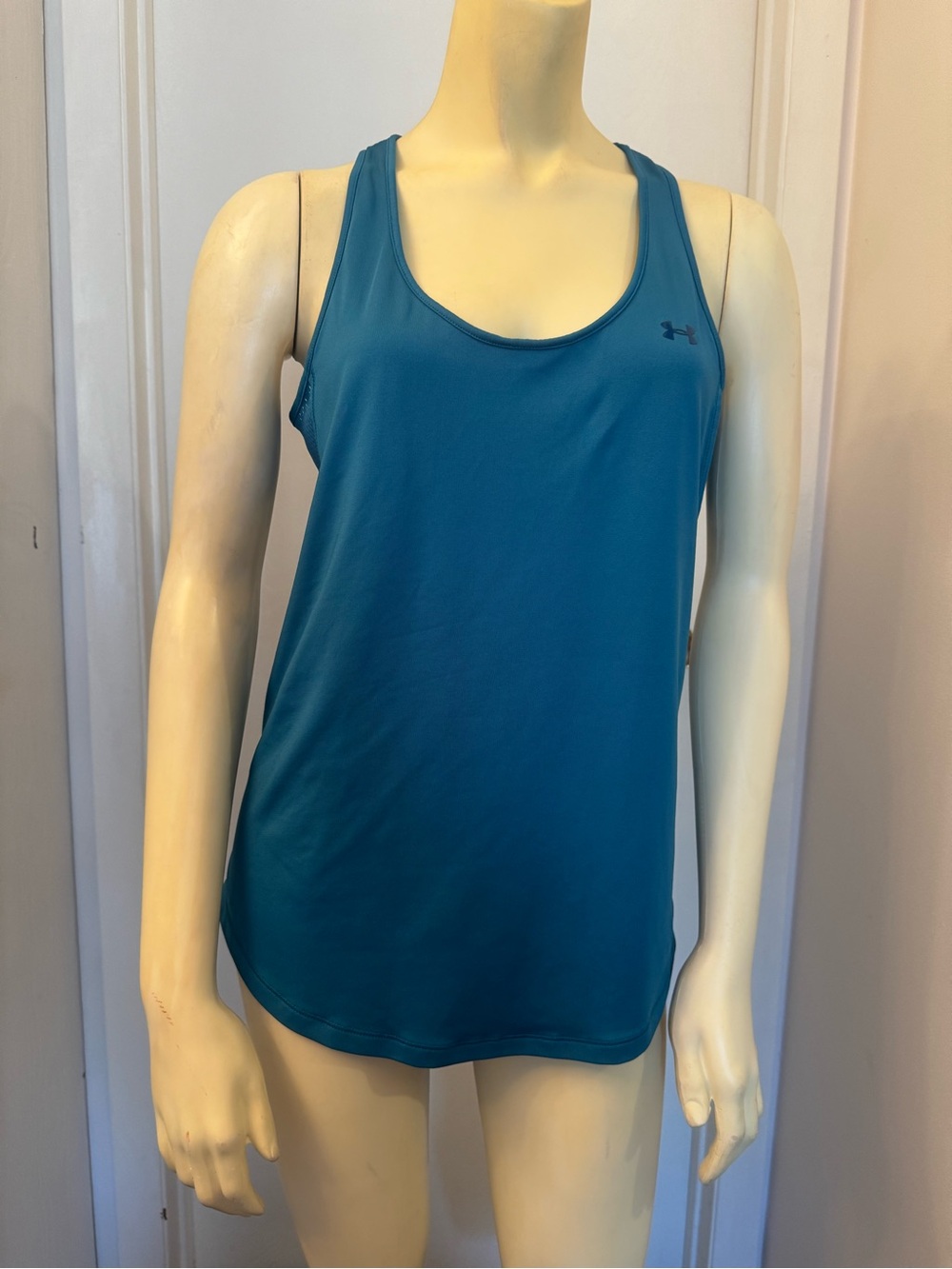 Under Armour Teal Scoop-Neck Racerback Tank